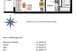 Stilvolles Apartment inkl. TG in München nähe Leuchtenbergring – möbliert & bezugsfertig! – Die vollständige Adresse der Immobilie erhältst du vom Anbieter., 81673 Echarding, München – Vorschaubild 15