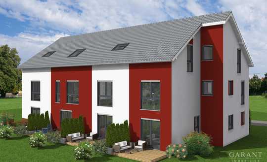 * Endlich Platz! Geplantes Stadthaus mit schönem Garten - zum Preis einer Wohnung 