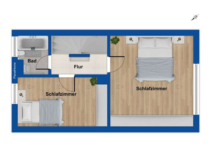 Grundriss Obergeschoss