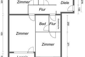 3-Zimmer-Wohnung mit West-Loggia in ruhiger Lage von Schmargendorf – 14199 Schmargendorf, Berlin – Vorschaubild 12