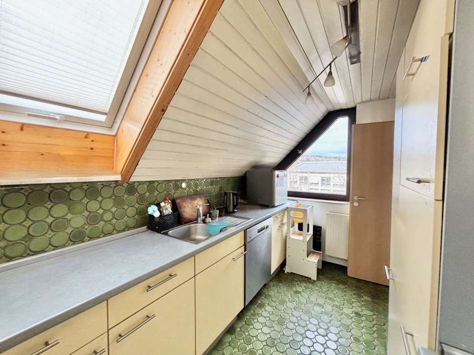 Küche im 1. Dachgeschoss