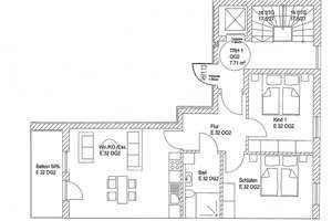 Lichtdurchflutete  3-Zimmer-Wohnung direkt am Park – Marianne-Plehn-Straße 28, 81825 Gartenstadt Trudering, München – Vorschaubild 6