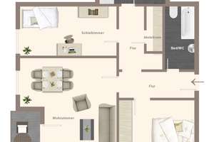 Ein Platz an der Sonne in Köln-Eil! ***Provisionsfrei!" – Konrad-Adenauer-Strasse 1-13, 51149 Finkenberg, Köln – Vorschaubild 9