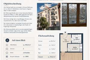 Vermietete Altbauwohnung in Berlin-Moabit mit Spreeblick – Kaiserin-Augusta-Allee 6, 10553 Moabit, Berlin – Vorschaubild 6