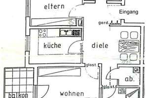 Helle und ruhige 3-Zimmerwohnung in Erlangen-Sieglitzhof mit Balkon – Die vollständige Adresse der Immobilie erhältst du vom Anbieter., 91054 Sieglitzhof, Erlangen – Vorschaubild 3