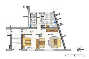 Schöne 2-Zimmerwohnung in der Nähe vom Stadtgarten Pforzheim – Kanalstr. 5, 75173 Südweststadt, Pforzheim – Vorschaubild 3