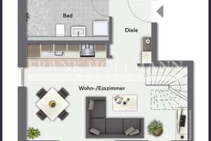 2,5-Zimmer-Wohnung in Hamburg Bramfeld Maisonette – Die vollständige Adresse der Immobilie erhältst du vom Anbieter., 22179 Bramfeld, Hamburg – Vorschaubild 2