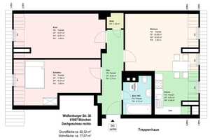 *Haidhausen*3 Zimmer DG-Wohnung mit offener Küche *EBK *Bad mit Wanne *Keller* – Weißenburger Str. 38 VGB, 81667 München – Vorschaubild 12