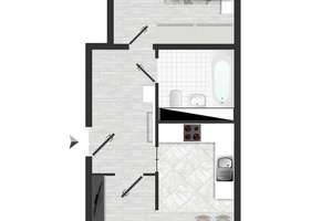 2-Raumwohnung im ruhigem Umfeld – Kritzmannstr. 10, 39128 Neustädter Feld, Magdeburg – Vorschaubild 2
