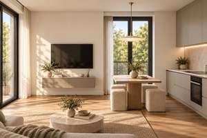 STEGLITZ: WOHNEN im GRÜNEN: ERSTBEZUG im LUXUS Neubau: QNG und KFW: 1-Zimmer-Wohnung mit Terrasse – 10829 Schöneberg, Berlin – Vorschaubild 29