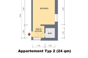 Ruhige, helle Appartements / 4 km bis Mensa II / 7 km zum Schloss / 3 km bis BAB – Die vollständige Adresse der Immobilie erhältst du vom Anbieter., 48161 Nienberge, Münster – Vorschaubild 13