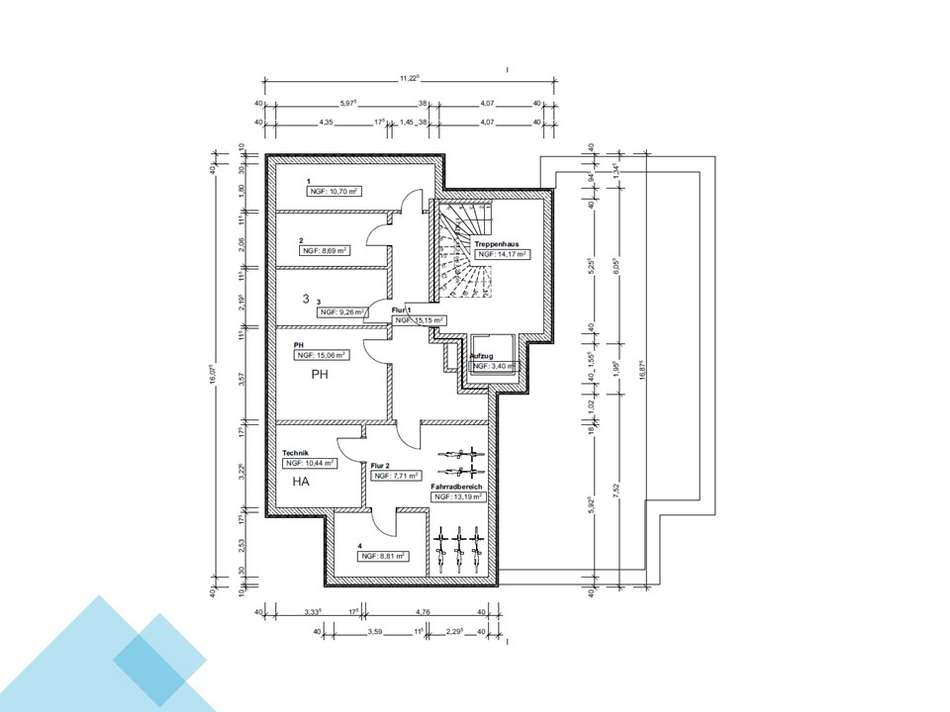 Haus 4 - Teilkeller_bemaßt