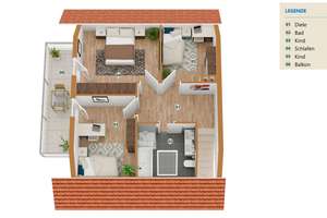 +++ sonnige Doppelhaushälfte mit Terrasse, EBK, Garten, Garagen und Einliegerwohnung +++ – Die vollständige Adresse der Immobilie erhältst du vom Anbieter., 77790 Steinach – Vorschaubild 30