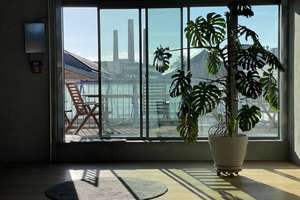 Möbliertes 212 m² Designer-Loft in den Spreehallen | Terrasse | Stellplatz