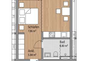Barrierefreie 1-Zimmerwohnung in unmittelbarer  Nähe zum Erholungsgebiet – Klapperstraße 32, 45277 Überruhr-Holthausen, Essen – Vorschaubild 4