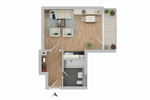 MFG Group - Investment für die Zukunft! Vermietetes Apartment in guter Lage München - Laim! – Die vollständige Adresse der Immobilie erhältst du vom Anbieter., 80687 St. Ulrich, München – Vorschaubild 4