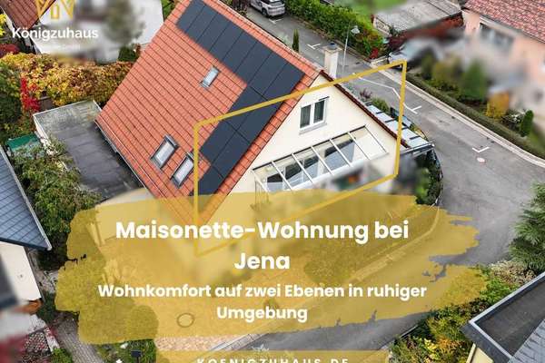 Charmante Maisonette bei Jena – stilvolles Wohnen auf zwei Ebenen mit Balkon