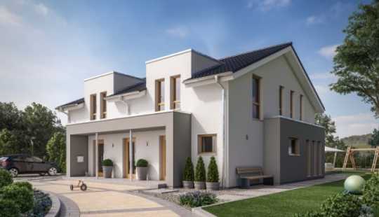 Bild von 2 Baufamilien - 1 Traumhaus-Projekt