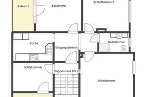 Große, teilvermietete DHH mit 2 Wohneinheiten, 3 Balkonen, Garage, Keller und sehr schönem Garten – Schaumburg (Kreis) – Vorschaubild 20