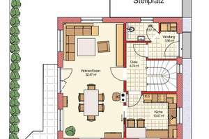 schönes zentrumsnahes Einfamilienhaus mit viel Platz und Dachterrasse in Geisenhausen – 84144 Geisenhausen – Vorschaubild 32