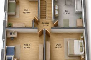 Modernes Neubau-Einfamilienhaus mit 144 m² – energieeffizient, lichtdurchflutet, familienfreundlich – Mohnweg 19, 88094 Oberteuringen – Vorschaubild 6