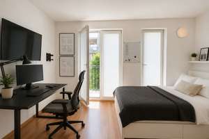 Single KUBOX-Apartment mit Einbauküche und Balkon in Uninähe – Artillerieweg 39b, 26129 Haarentor, Oldenburg (Oldenburg) – Vorschaubild 3