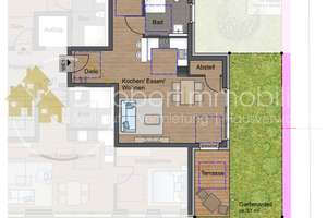 Stadtvilla Rosental in Stuttgart-Vaihingen 
2 Zimmerwohnung mit Gartenanteil und Terrasse – Hauptstraße 108, 70563 Heerstraße, Stuttgart – Vorschaubild 5