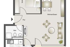 Attraktive Wohnung mit zwei Terrassen und einem Tiefgaragenstellplatz – 72762 Reutlingen-Mitte, Reutlingen – Vorschaubild 13