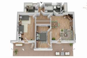 Gepflegte 3-Zimmer-Wohnung mit sonniger Terrasse und ruhigem Ambiente – Die vollständige Adresse der Immobilie erhältst du vom Anbieter., 97080 Dürrbachtal, Würzburg – Vorschaubild 21