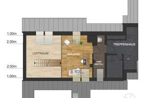 Penthouse als Maisonette mit Galerie und Süd-West-Dachterrasse, Aufzug und Tiefgarage – Kronenstrasse 15, 30161 Oststadt, Hannover – Vorschaubild 5