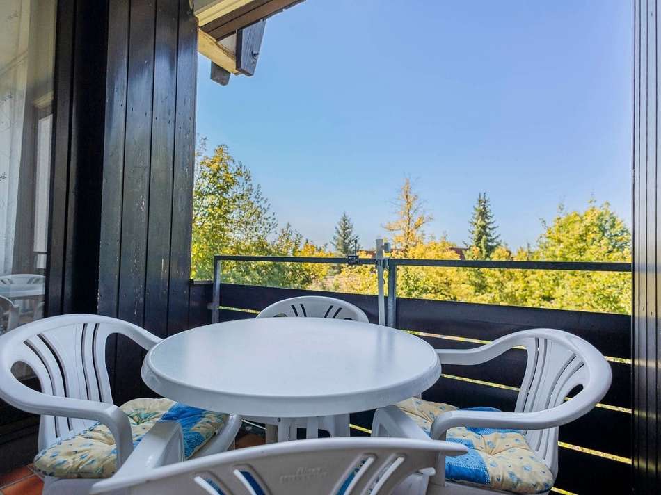 Geschützter Balkon