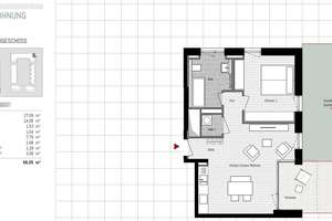 Schöne 2-zimmer-wohnung mit Terrasse & Garten in Bahnstadt (befristet bis 31.08.2027) – Langer Anger 173, 69115 Bahnstadt, Heidelberg – Vorschaubild 8