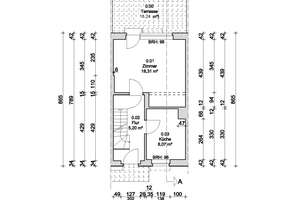 Grün + zentrumsnah: Reihenhaus, 4 Zimmer, Südausrichtung, eigener, kleiner Garten am Plänterwald – Dammweg 25, 12437 Plänterwald, Berlin – Vorschaubild 12