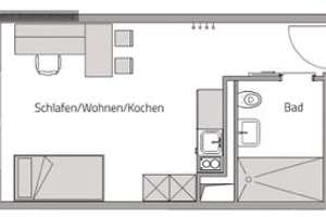 Neubau-Apartment für Studenten in Würzburg: Ihr neues Zuhause Nähe Uniklinik in Grombühl – Urlaubstraße 2, 97076 Grombühl, Würzburg – Vorschaubild 2