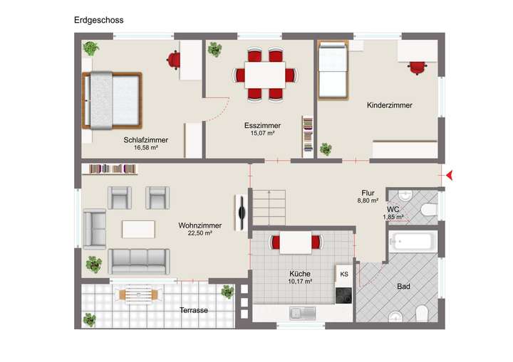 Grundriss Erdgeschoss