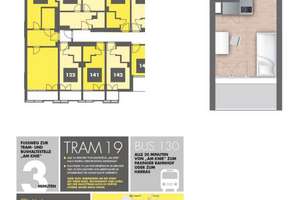 nur für Azubis und Studenten - kleine Wohnung mit Pantryküche und Balkon – Landsberger 441, 81241 Am Westbad, München – Vorschaubild 2