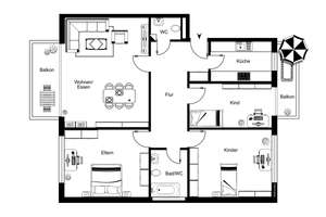 Flexibles Raumwunder in zentraler Lage – 4-Zimmer-Potenzial mit urbanem Lebensgefühl – Die vollständige Adresse der Immobilie erhältst du vom Anbieter., 76137 Südweststadt, Karlsruhe – Vorschaubild 27