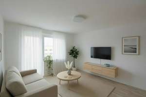 Gemütliche 3-Raum-Wohnung mit EBK & Süd-West Balkon in ruhiger, grüner Lage! – Am Bernsdorfer Hang 17, 9126 Bernsdorf, Chemnitz – Vorschaubild 2