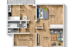 Charmantes Mehrfamilienhaus mit Potenzial und flexiblen Nutzungsmöglichkeiten! – Die vollständige Adresse der Immobilie erhältst du vom Anbieter., 70327 Untertürkheim (Ortsteil), Stuttgart – Vorschaubild 28