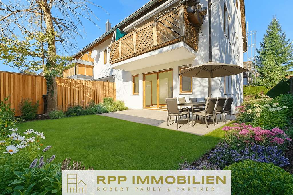 Immobilie in Oberschleißheim - Gartentraum: Sonnige 2-Zi.-Wohnung in ruhiger Lage von Alt-Schleißheim - Bild 0