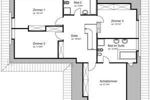 Repräsentatives Reetdachanwesen vor den Toren von St Peter Ording – Die vollständige Adresse der Immobilie erhältst du vom Anbieter., 25881 Tating – Vorschaubild 12