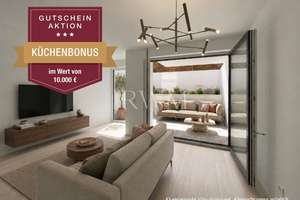 DEGRESSIVE AfA 5% - Zentral gelegene 2,5-Zimmer-Neubau-Wohnung mit Terrasse & Garage in Feuerbach