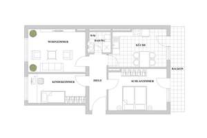 Effizient geschnitten & WG-tauglich: Attraktive Wohnung mit großzügigem West-Balkon & Garage – 40227 Oberbilk, Düsseldorf – Vorschaubild 10