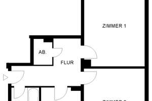 2 Zimmer Wohnung im 2. OG mit Loggia – Hochkalterstr. 22, 90471 Langwasser Nordwest, Nürnberg – Vorschaubild 2