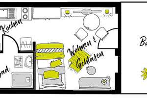Kompaktes 1-Zimmer-Apartment in Ingolstadt Nordost – Theodor-Heuss-Straße 26, 85055 Nordost, Ingolstadt – Vorschaubild 5