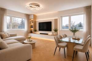Helle klimatisierte 3 bis 4-Zimmer-Wohnung in Frankfurt Ginnheim