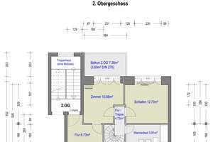 Ruhig gelegenes 3-Zimmer Loft 
auf 2 Ebenen in Friedrichshain – Kadiner Str. 00, 10243 Friedrichshain, Berlin – Vorschaubild 12