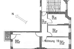 2-Zimmer-Altbau am Bötzowviertel bezugsfrei - Blick bis zum Fernsehturm – Die vollständige Adresse der Immobilie erhältst du vom Anbieter., 10407 Prenzlauer Berg, Berlin – Vorschaubild 25