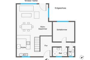 Erbbaurecht: Modernisierte DHH mit Garage, Nebengebäude und Garten – Die vollständige Adresse der Immobilie erhältst du vom Anbieter., 22417 Langenhorn, Hamburg – Vorschaubild 14