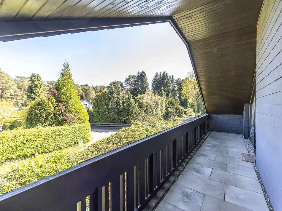 Ausblick vom Ostbalkon